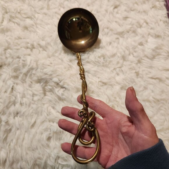 Vintage Handcrafted Brass Ladle By Joe Spoon 88 - Picture 7 of 10